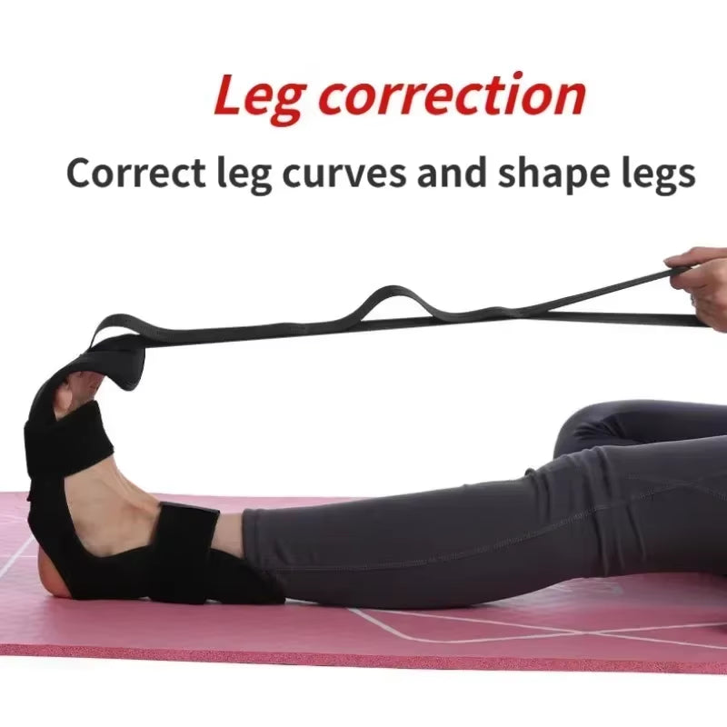 Enhanced Yoga Leg Stretching Band for Flexibility and Rehabilitation – Perfect for Foot Care and Plantar Fasciitis Treatment
