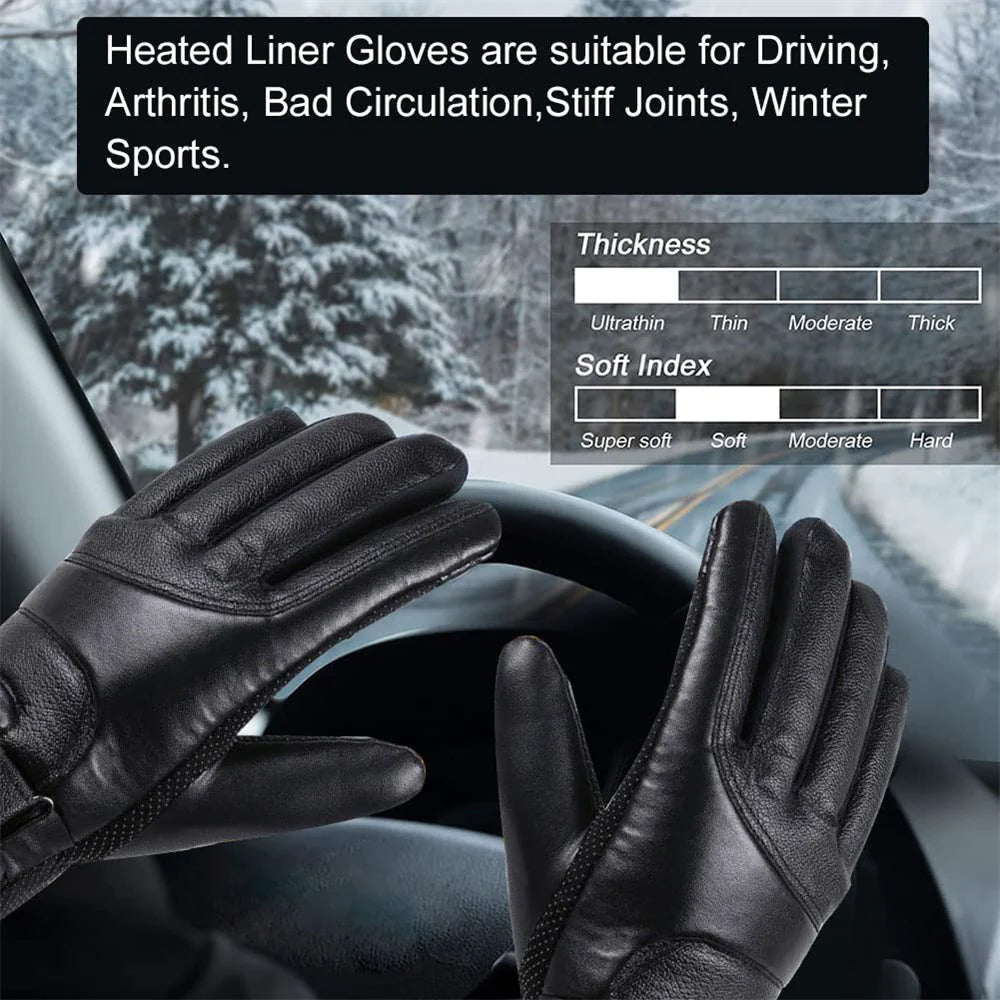 Unleash Cozy Warmth with Our Electric USB Heated Gloves - Perfect for Winter Skiing and Outdoor Adventures!