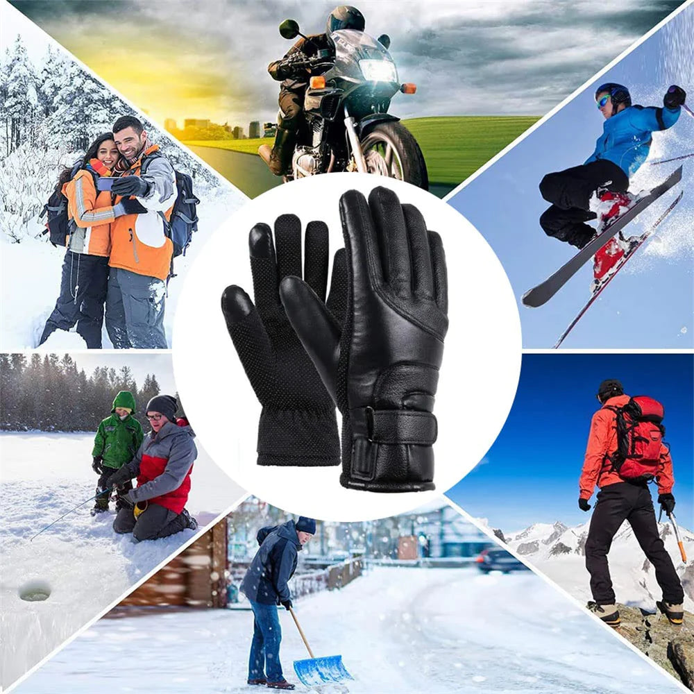 Unleash Cozy Warmth with Our Electric USB Heated Gloves - Perfect for Winter Skiing and Outdoor Adventures!