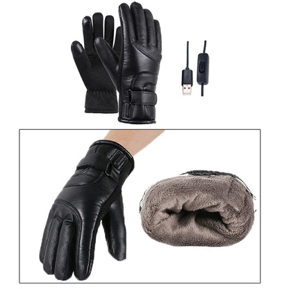 Unleash Cozy Warmth with Our Electric USB Heated Gloves - Perfect for Winter Skiing and Outdoor Adventures!