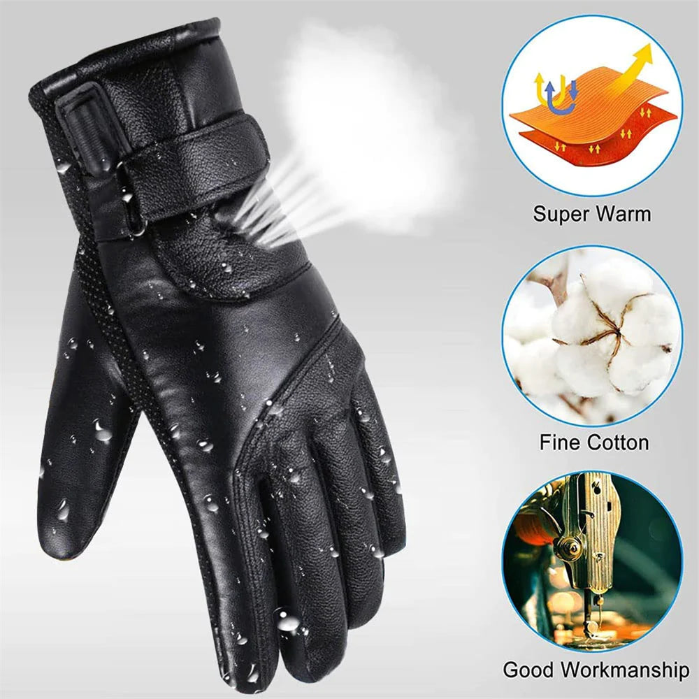 Unleash Cozy Warmth with Our Electric USB Heated Gloves - Perfect for Winter Skiing and Outdoor Adventures!
