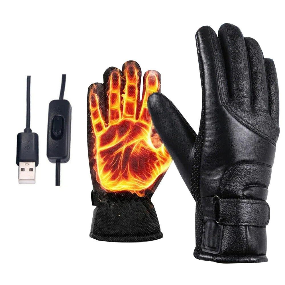 Unleash Cozy Warmth with Our Electric USB Heated Gloves - Perfect for Winter Skiing and Outdoor Adventures!