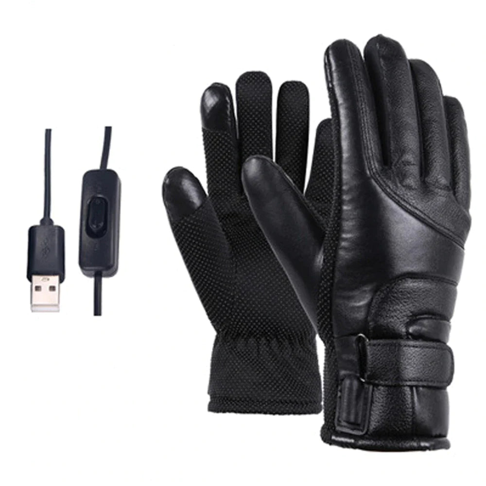 Unleash Cozy Warmth with Our Electric USB Heated Gloves - Perfect for Winter Skiing and Outdoor Adventures!